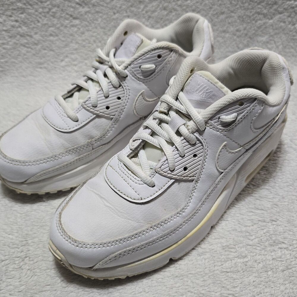 Nike Air Max 90 GS Kids Youth Size 6 Sneakers Low White - CD6864-100 Shoes